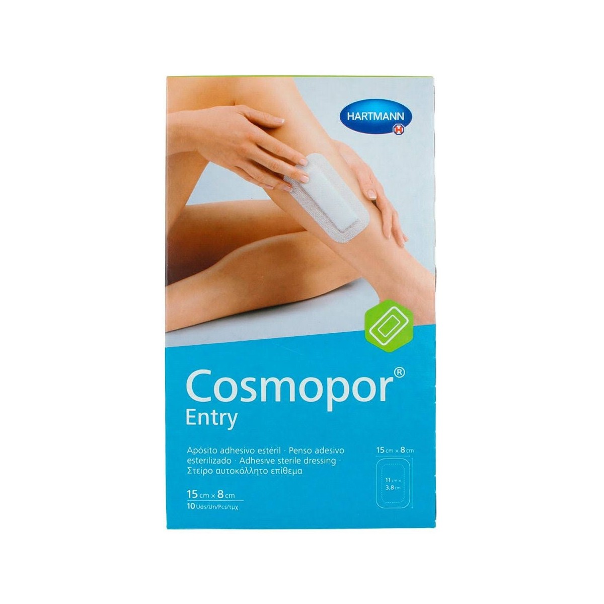 aposito esteril cosmopor entry 15x8cm 10u