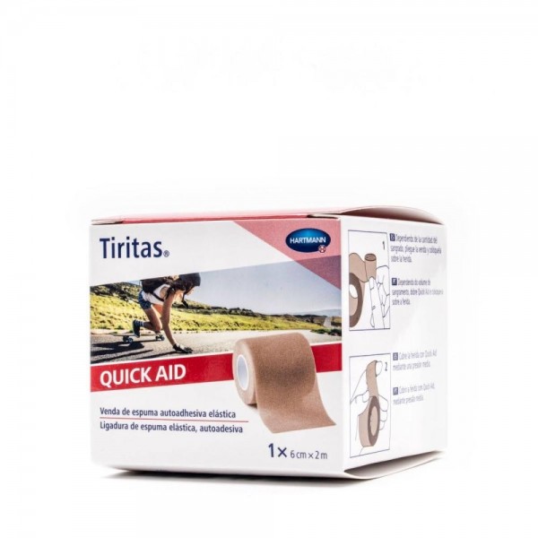 tiritas quick aid hartmann color beige 6cm x 2m