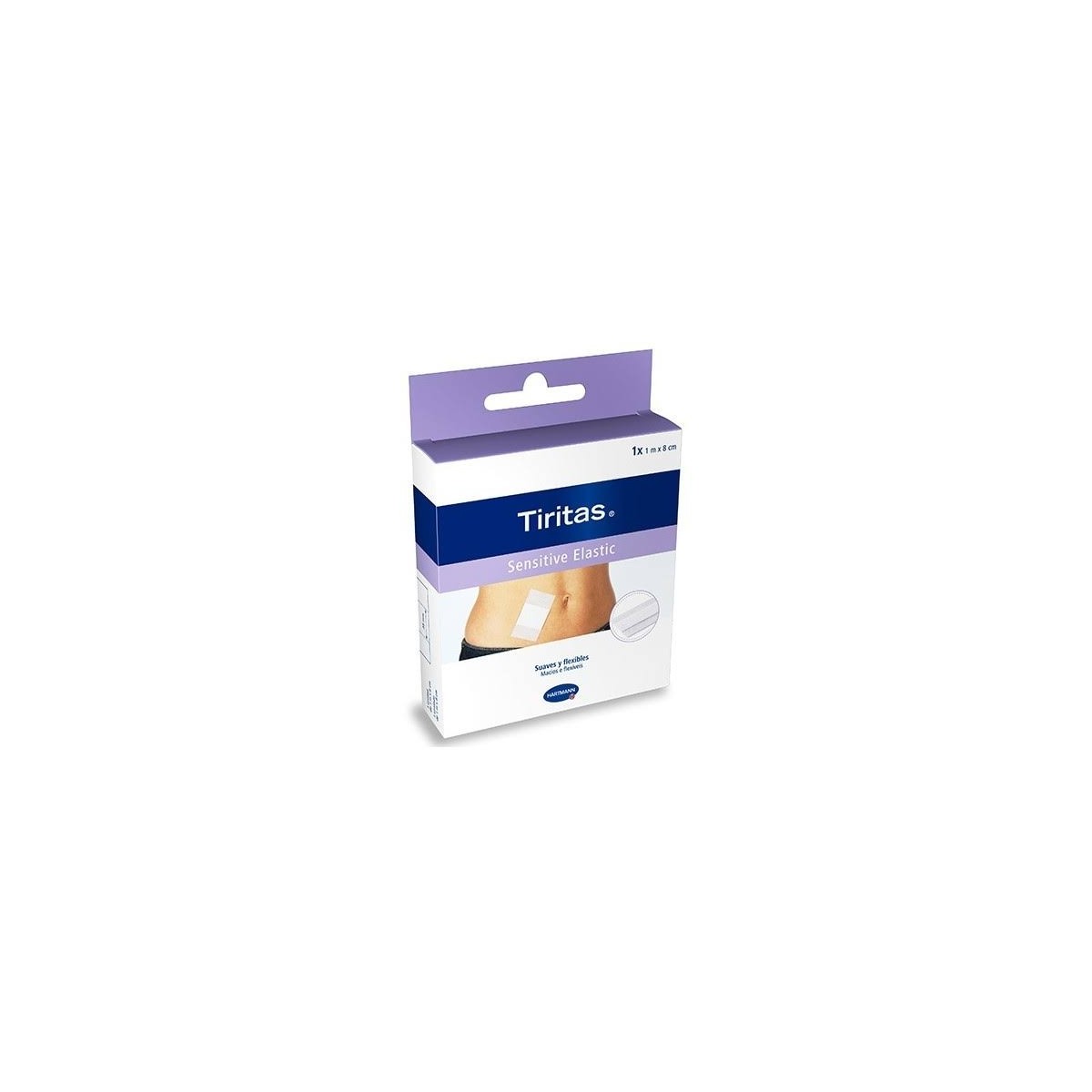 tiritas sensitive elastic 1m x 8cm