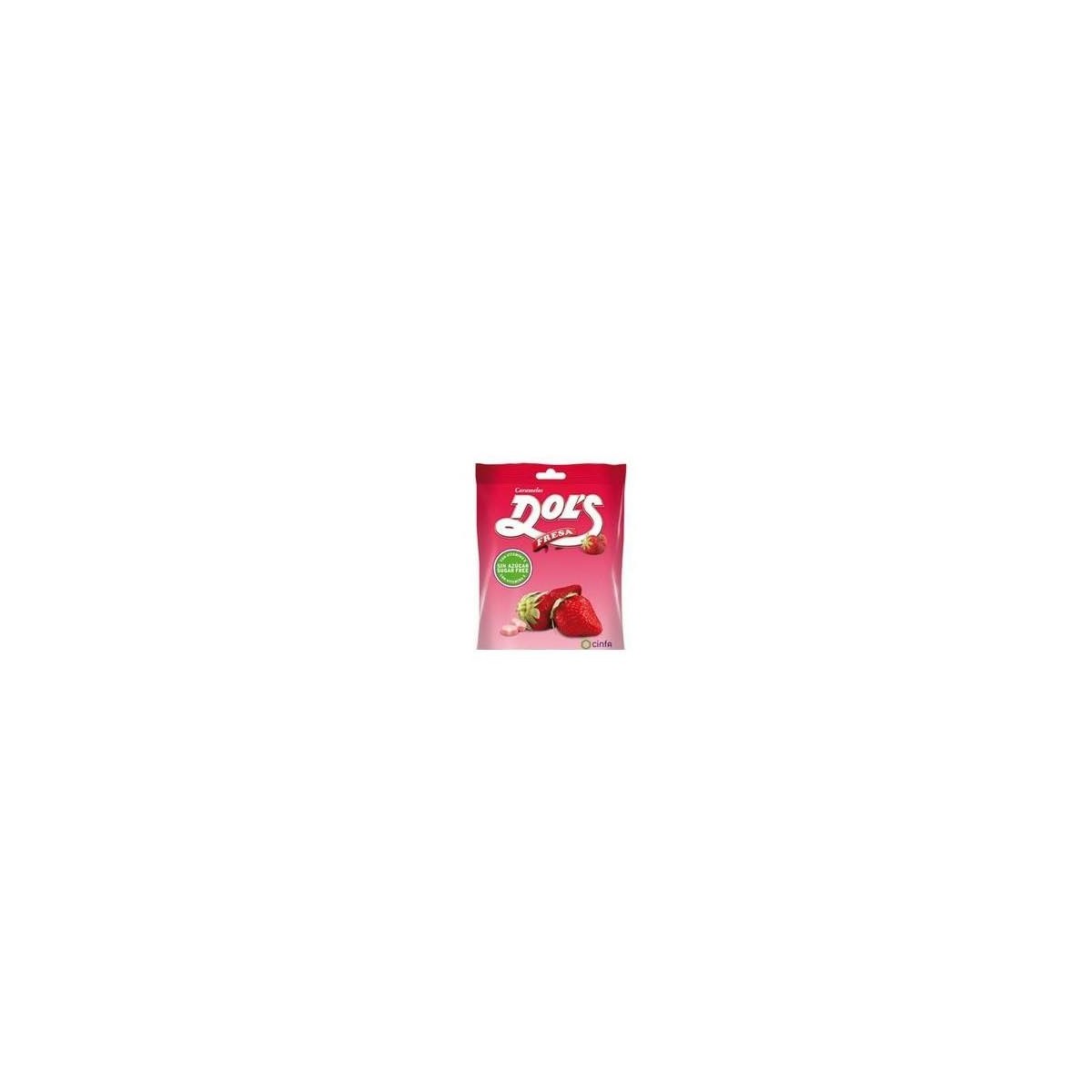 dols caramelos fresa sazucar bolsa