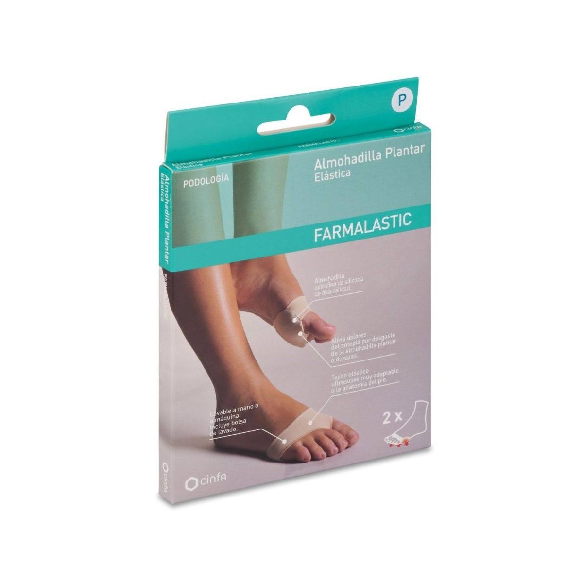 almohadilla plantar farmalastic t36 38