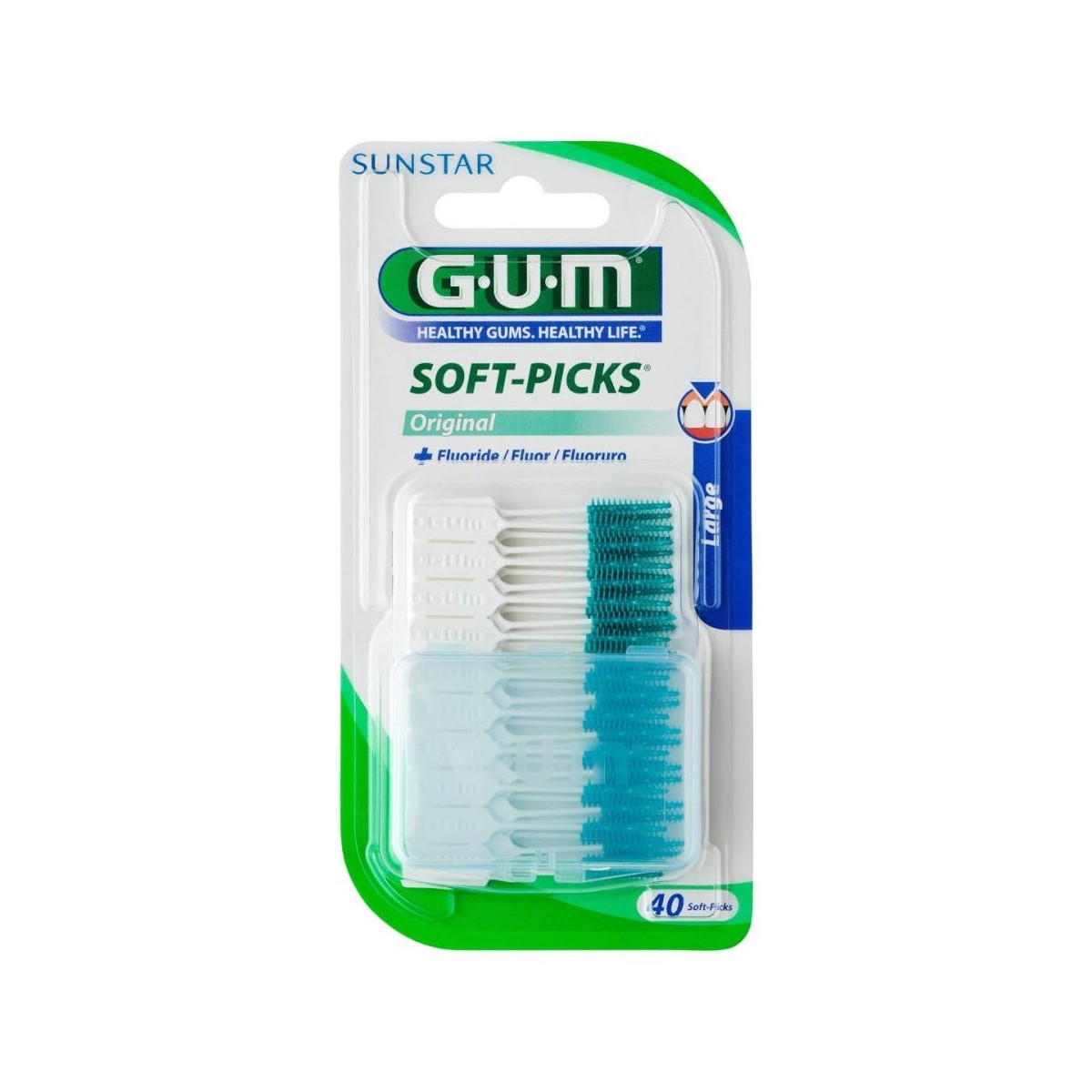 gum soft picks large 40 un