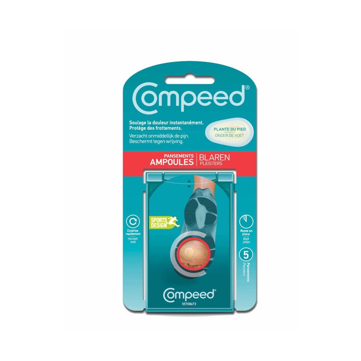 compeed ampollas planta del pie 5 uds
