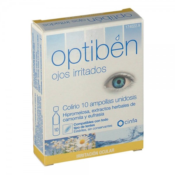 optiben ojos irritados 10 unidosis