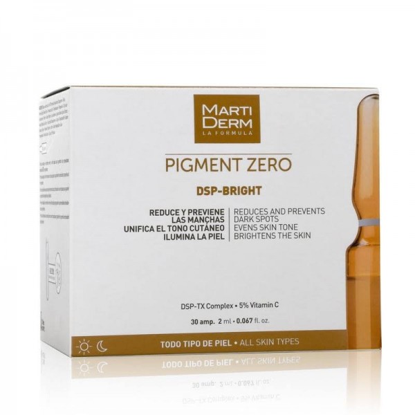 martiderm dsp bright 30 ampollas pigment zero