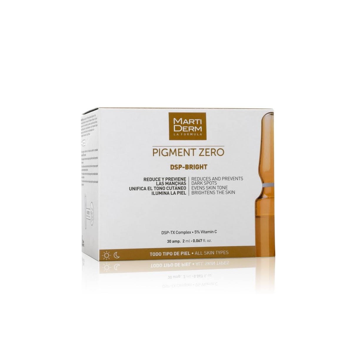 martiderm dsp bright 30 ampollas pigment zero