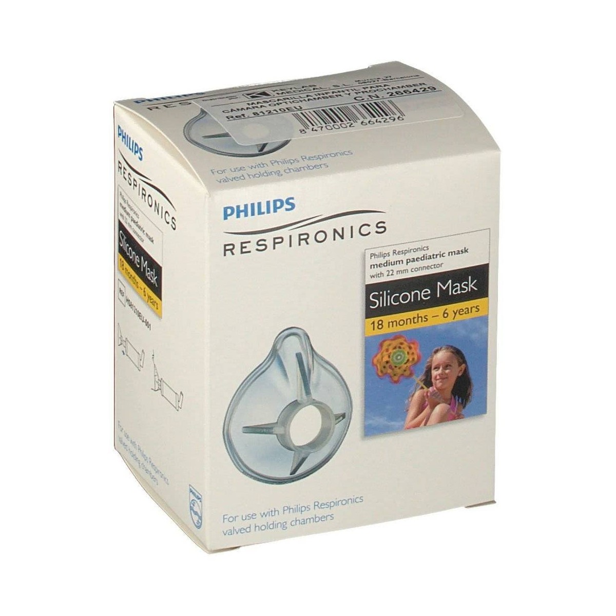 optichamber mascarilla infantil