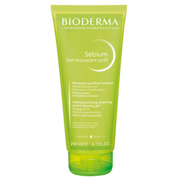 Bioderma Sébium Gel moussant actif 200 ml