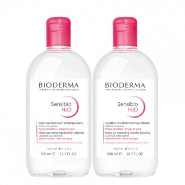 Bioderma Sensibio H2O pack duplo 500 ml + 500 ml