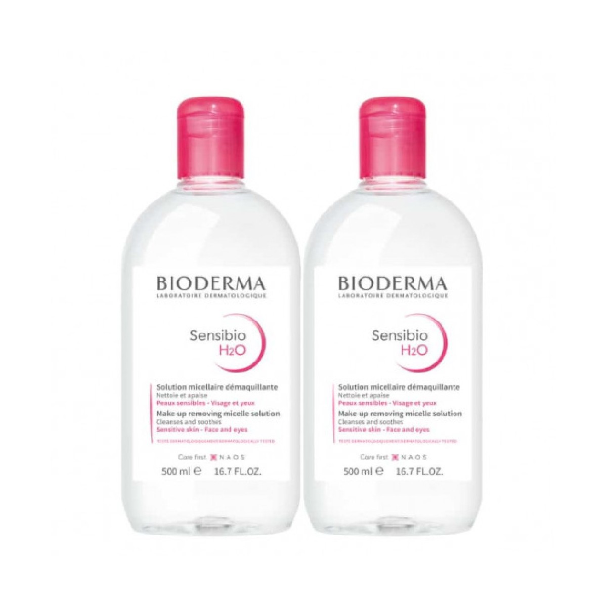 Bioderma Sensibio H2O pack duplo 500 ml + 500 ml