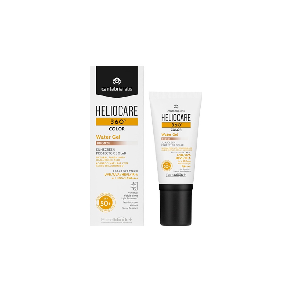 Heliocare 360 Color Water gel Bronze SPF50+ 50 ml