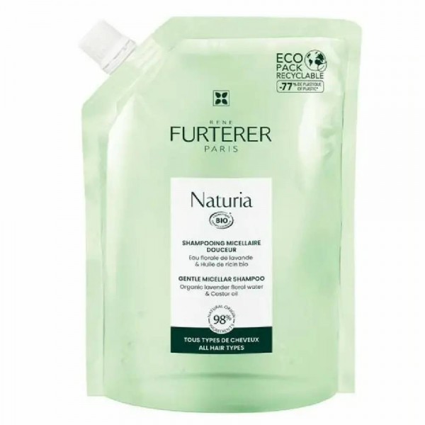 Rene Furterer Naturia champú micelar suave RECARGA 400 ml