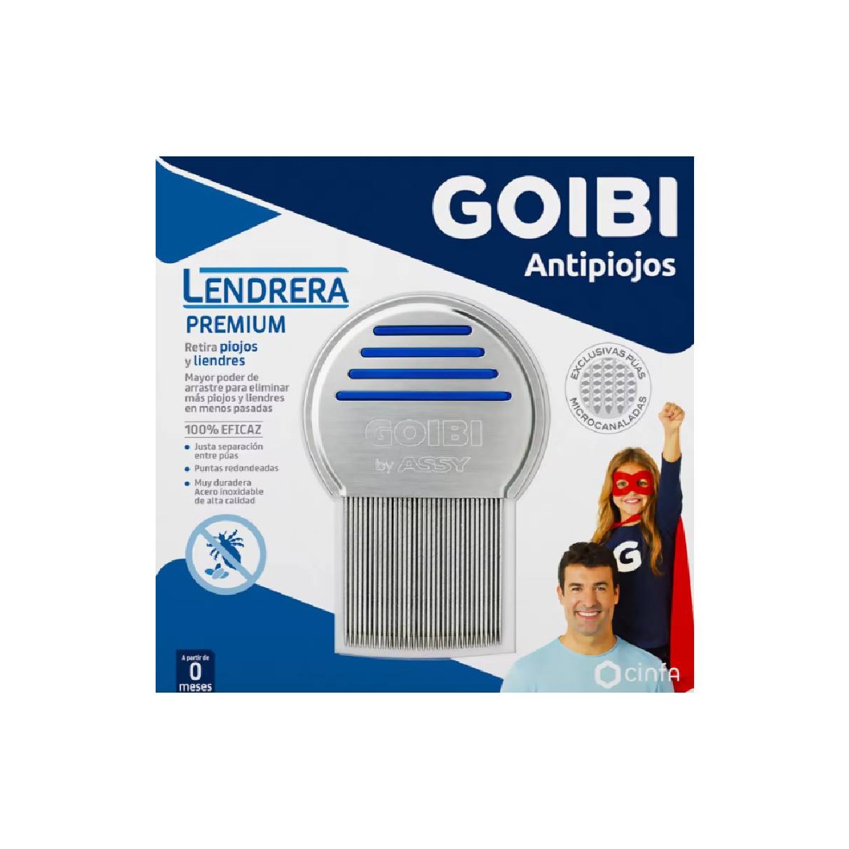 Goibi Lendrera Antipiojos Premium