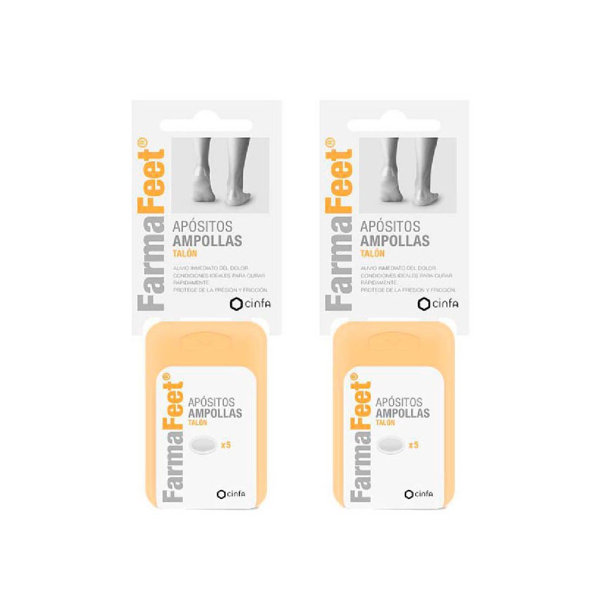 Farmafeet Apósitos Ampollas Talón Pack