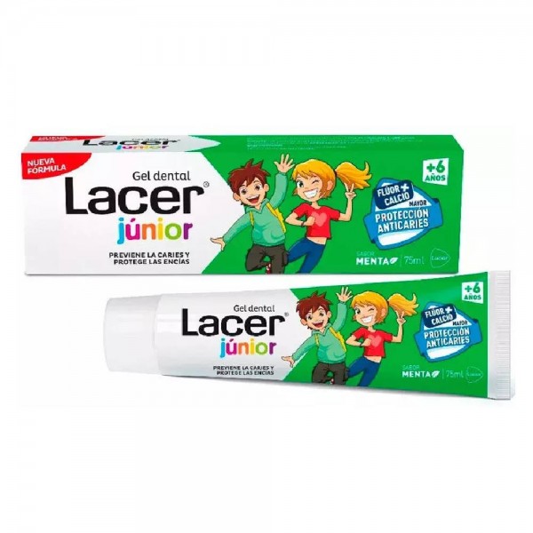 Lacer Junior Gel dental menta 75 ml