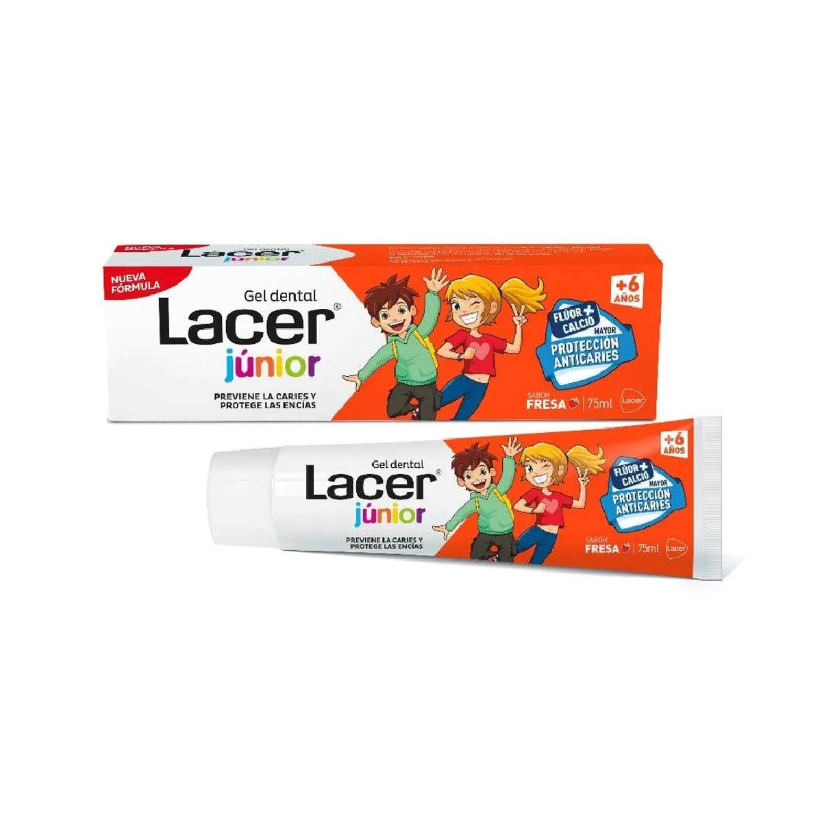 Lacer Junior Gel dental fresa 75 ml