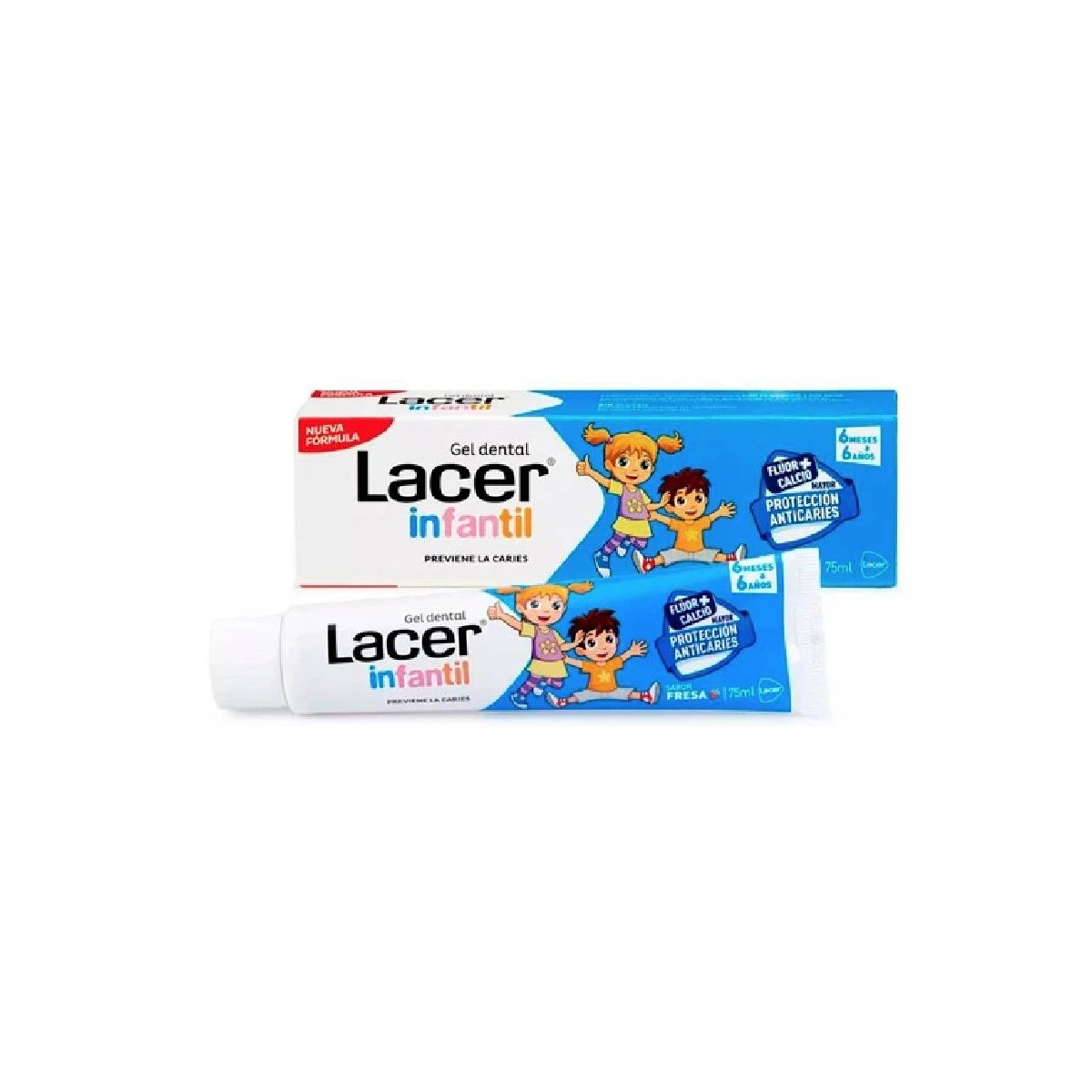 Lacer Infantil Gel dental fresa 75 ml