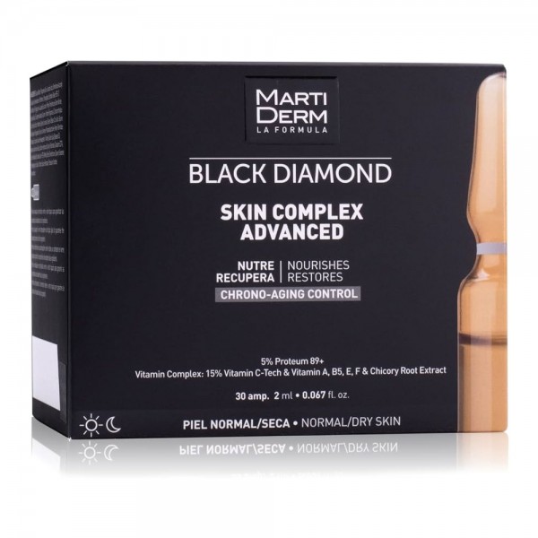 Black Diamond Skin Complex Advanced Martiderm 30 Ampollas