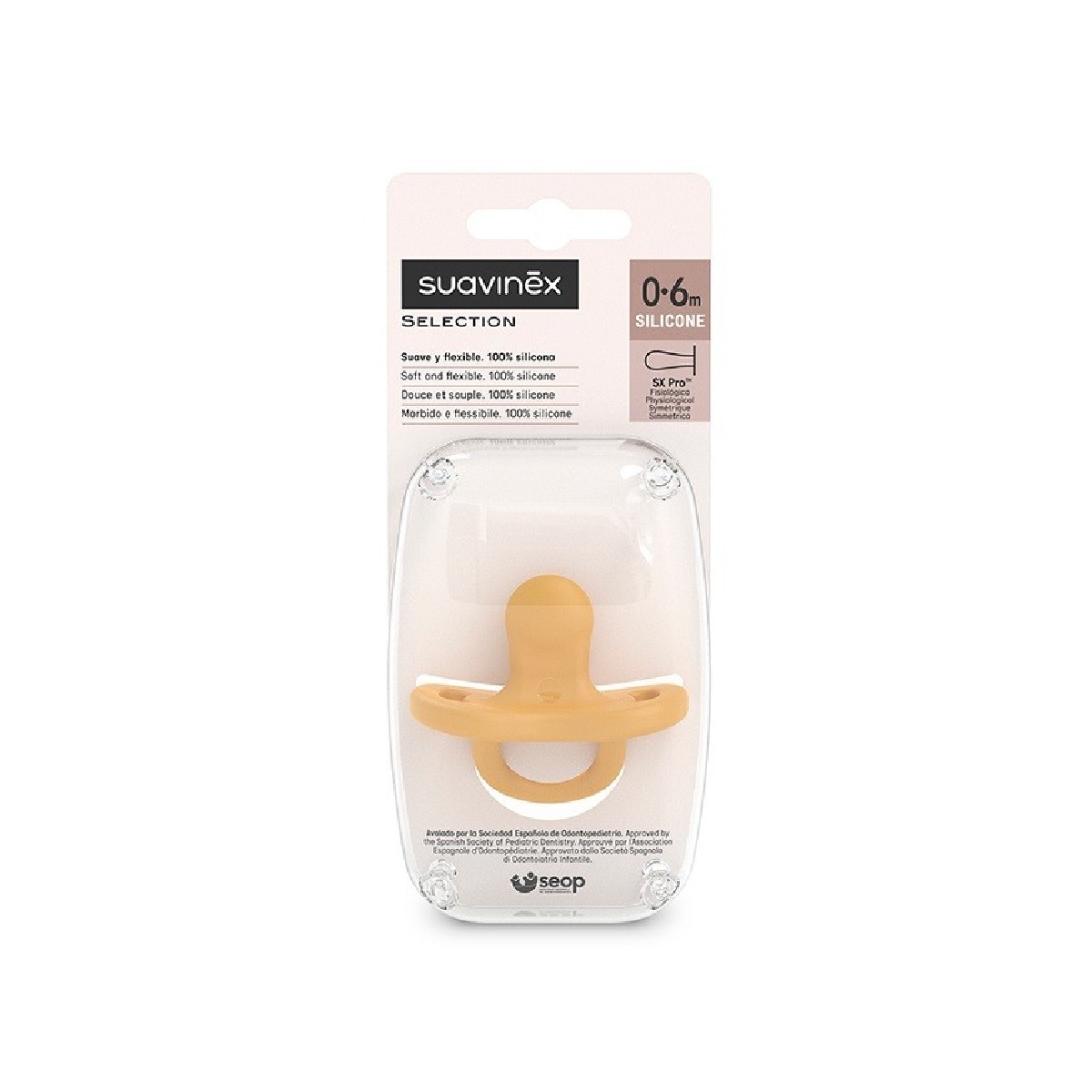 Suavinex Chupete Selection Todosilicona tetina...