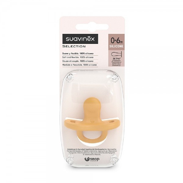Suavinex Chupete Selection Todosilicona tetina fisiológica SX Pro 0-6 m
