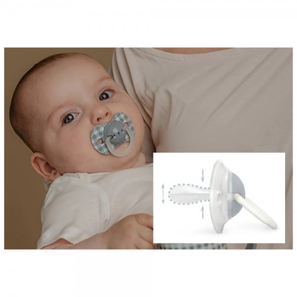 Suavinex chupete Night & Day SX Pro fisiológica silicona 0-6 m 2 uds