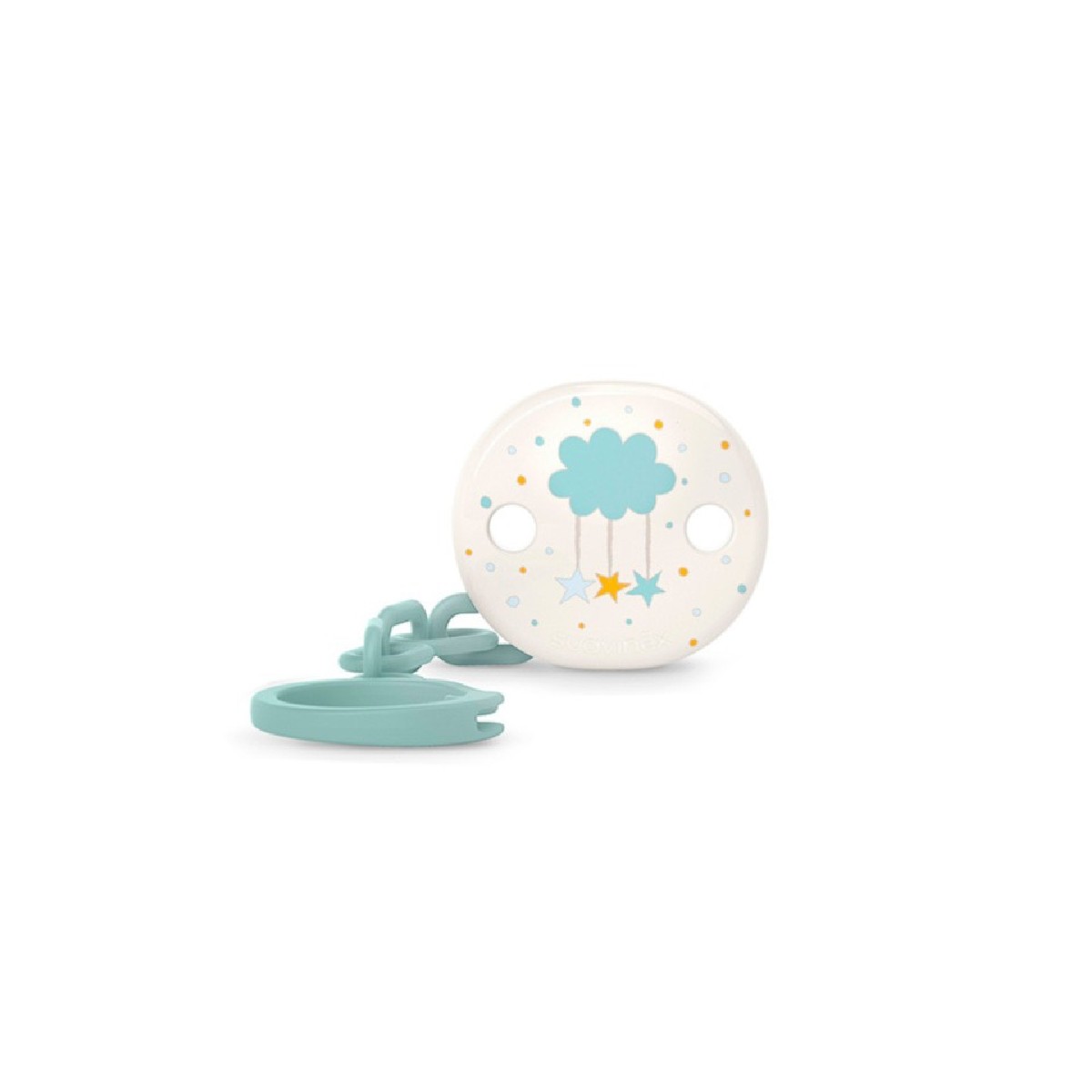 Suavinex Broche Pinza Cadenita Ovalado