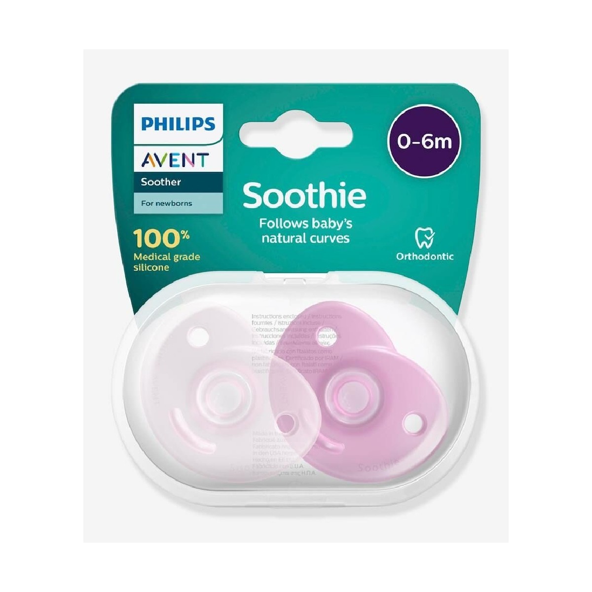 Avent chupete Soothie 0-6 m