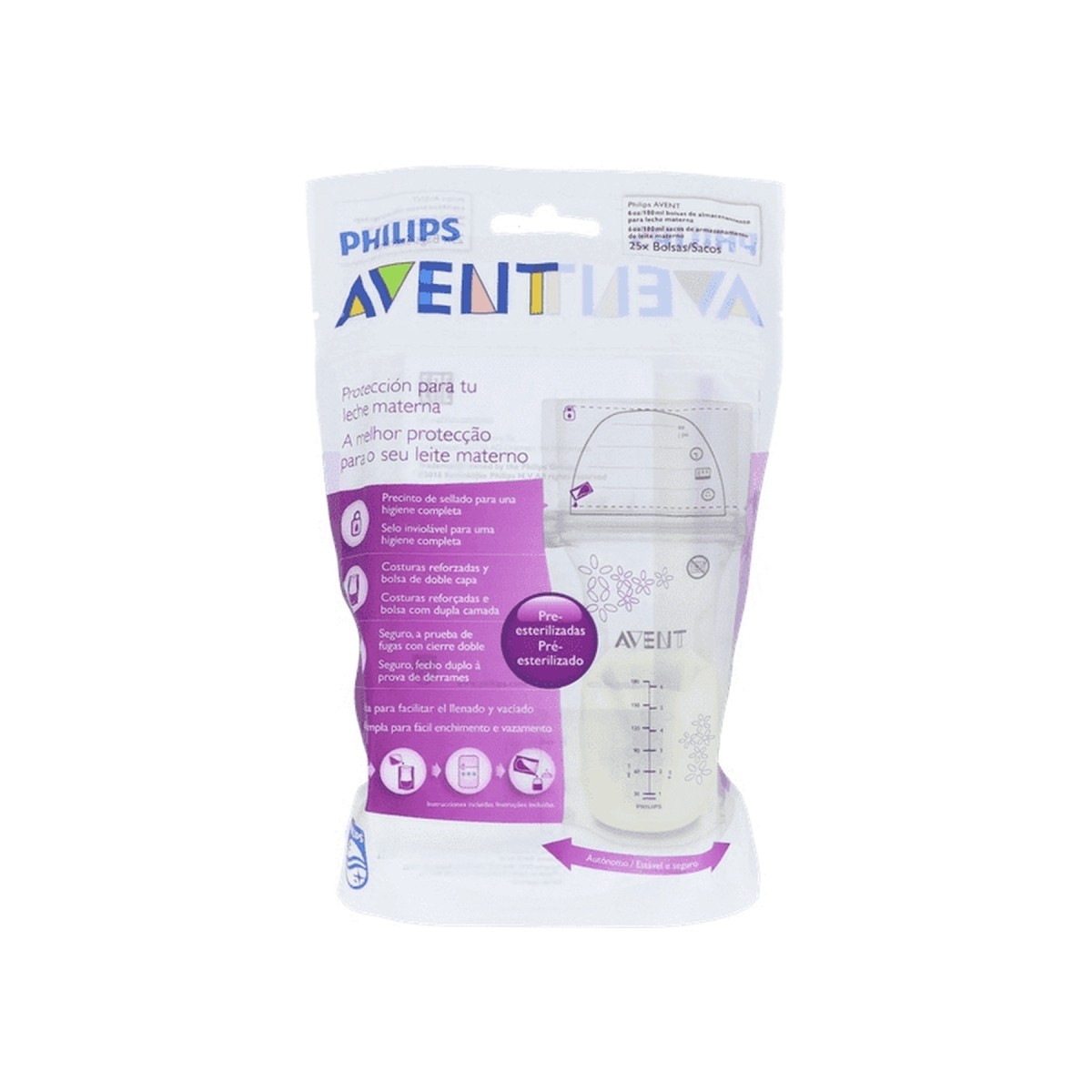 Avent bolsas de almacenamiento de leche materna