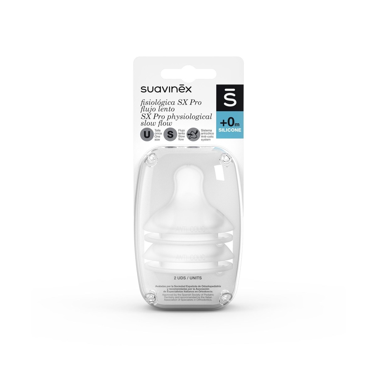 Suavinex tetina silicona fisiológica SX Pro...