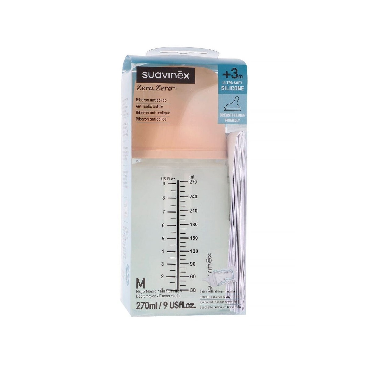 Suavinex biberón anticólico Zero zero flujo...